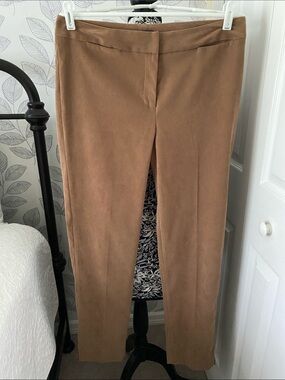 Women’s J. McLaughlin faux suede style flat front pants size 10